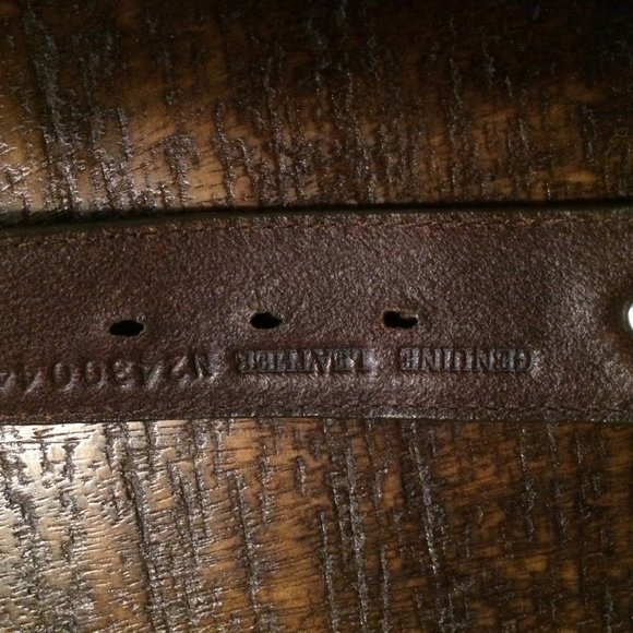 Size 40- Western vibe Nocona Leather brown belt - Picture 4 of 10